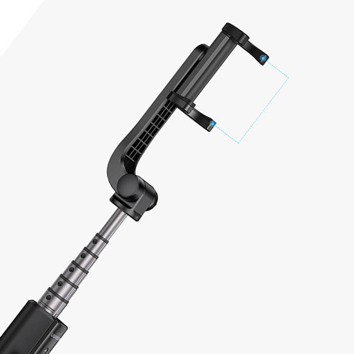 Ugreen Selfie-Stick Teleskopisch ausziehbares Selfie-Stick-Stativ mit Bluetooth-Fernbedienung Schwarz (50758 LP508)