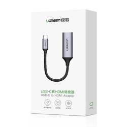 Ugreen USB Typ C auf HDMI 2.0 Adapter 4K @ 60 Hz Thunderbolt 3 für MacBook / PC grau (70444)