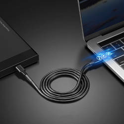 Ugreen USB Type C Lade- und Datenkabel 3A 1,5m schwarz (US286)