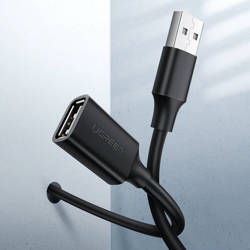 Ugreen Verlängerung USB 2.0 Adapter 0,5m schwarz (US103)