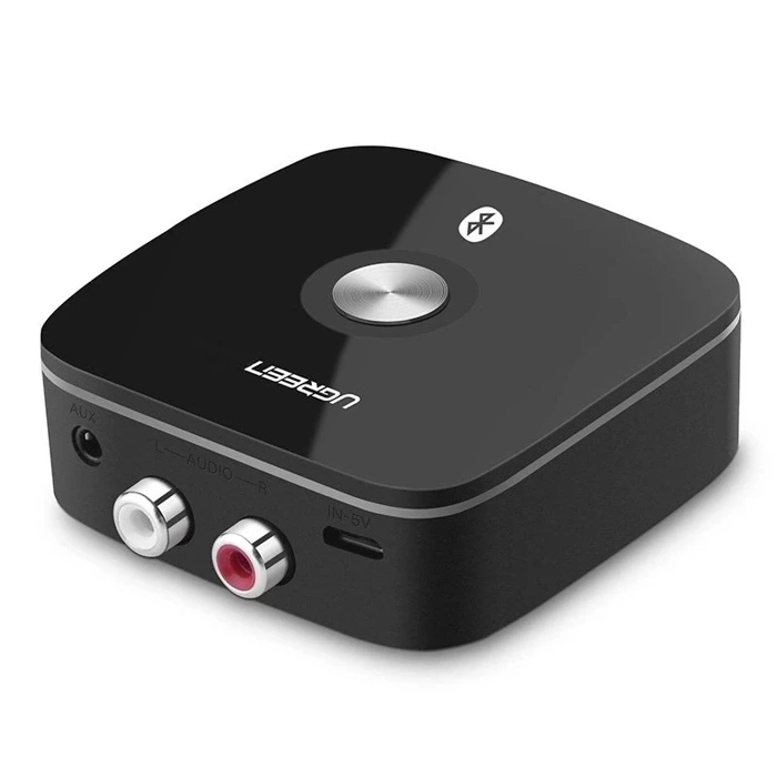 Ugreen bluetooth-Empfänger-Adapter 5.0 aptX 2RCA / 3,5 mm Miniklinke schwarz (40759)