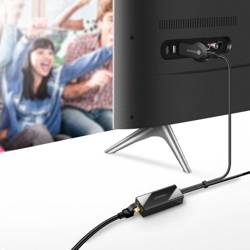 Ugreen externer Micro USB 100Mbps Netzwerkadapter für Chromecast 1m schwarz (30985)