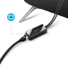 Ugreen externer Micro USB 100Mbps Netzwerkadapter für Chromecast 1m schwarz (30985)