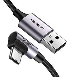 UGREEN USB-C abgewinkelt 3A Schnellladung 3.0 Kabel 1m