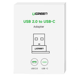 UGREEN USB-C auf USB-A 2.0 USB-Adapter (schwarz)