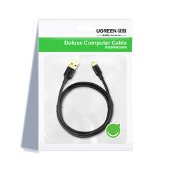 Ugreen 5-poliges vergoldetes USB-Kabel - Mini-USB 0,5 m schwarz (US132)