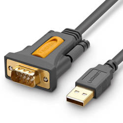 Ugreen Adapterkabel USB-A - DB9 RS-232 1,5m grau (CR104)