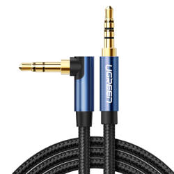 Ugreen Audiokabel 2 x Miniklinke 3,5 mm 0,5 m blau (AV112)