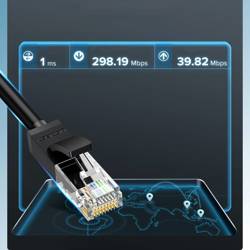 Ugreen Kabel Internet Netzwerkkabel Ethernet Patchkabel RJ45 Cat 6 UTP 1000Mbps 3m blau (NW102 11203)