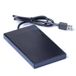 Ugreen Schacht für HDD SSD Festplattengehäuse SATA 2,5 &#39;&#39; USB 3.0 schwarz (30847)