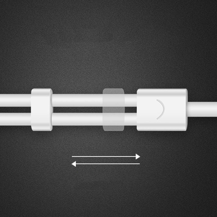 Ugreen cable cable headphone splitter mini jack 3.5 mm - 2 x mini jack 3.5 mm (2 x stereo output) 20cm white (AV134)