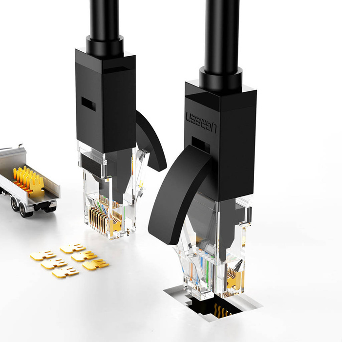 Ugreen LAN Ethernet U/UTP Cat. 6 1000Mbps 15m Schwarz (NW102)