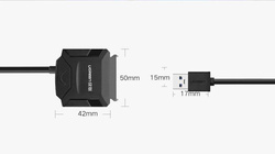 Ugreen Adapter HDD SSD USB 3.0 - SATA schwarz (20611)