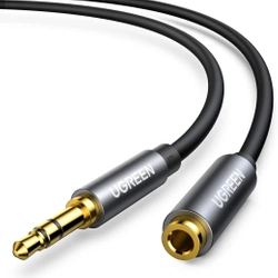 Przedłużacz audio AUX UGREEN kabel jack 3,5 mm, 5m (czarny) AV118