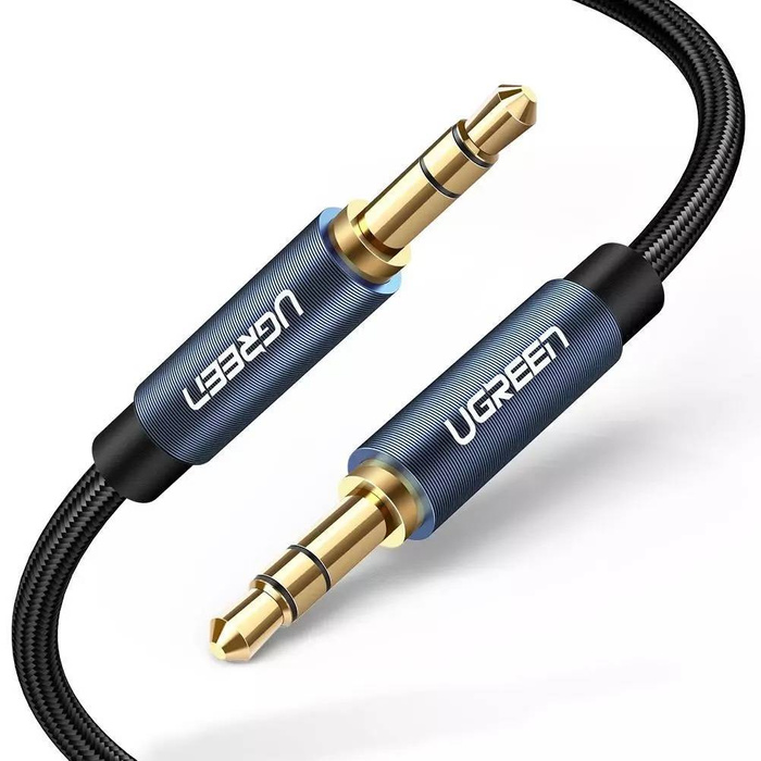 Cable AUX UGREEN Mini Jack 3.5mm 1.5m Blue