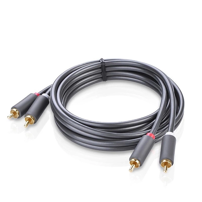 Cable UGREEN 2RCA Cinch To 2RCA Cinch 3m Black