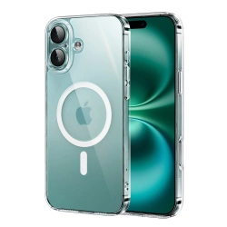 Ugreen Classy Clear Magnetic iPhone 16 Case - Transparent