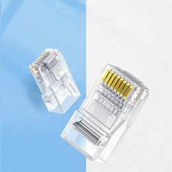 Ugreen 10x plug plug coupler end RJ45 8P8C Cat 6 transparent (50961)