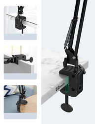 Ugreen holder tripod folding arm for table desk for phone tablet black-gray (50394)