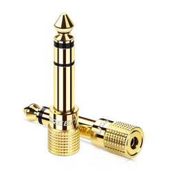 Ugreen adapter 3.5 mm mini jack to 6.3 mm jack adapter gold (20503)