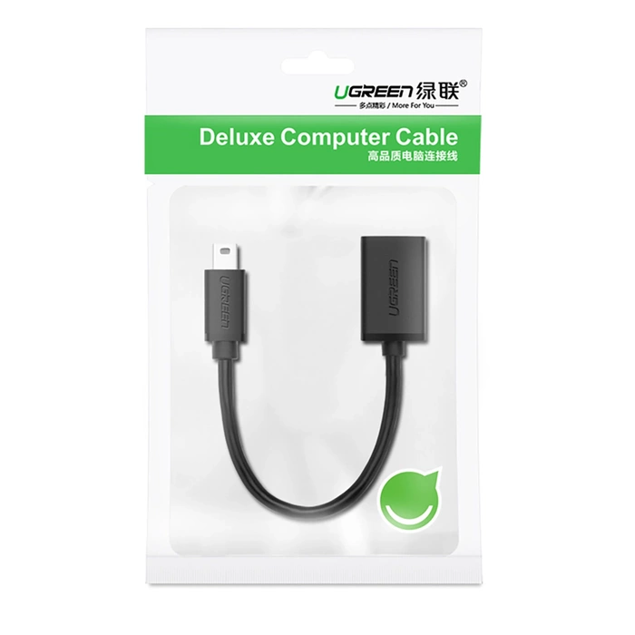 Adapter OTG mini USB UGREEN US249 (czarny)