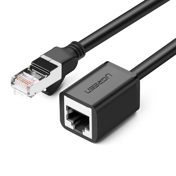 Ugreen NW112 11283 Netzwerk-Ethernet-Kabel RJ45 (weiblich) – RJ45 (männlich) F/UTP Cat. 6 1 Gbit/s 5 m – schwarz