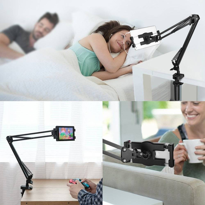 Ugreen holder tripod folding arm for table desk for phone tablet black-gray (50394)