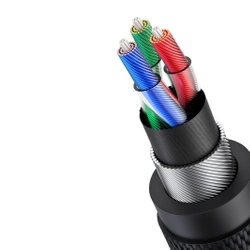 Ugreen -Kabel AUX-Miniklinke 3,5-mm-Kabel (männlich) - 3,5-mm-Miniklinke (männlich) 3 m schwarz (AV183)