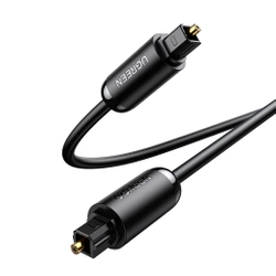 Ugreen optisches Kabel Audiokabel 2 m digitales Lichtwellenleiter Toslink SPDIF grau (70892)