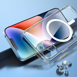 Ugreen LP642 Classy Clear Magnetic Protective Case Magnetic Gel Case für iPhone 14 Plus transparent (MagSafe kompatibel) (90935)