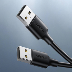 Ugreen cable USB 2.0 cable (male) - USB 2.0 (male) 3 m black (US128 30136)