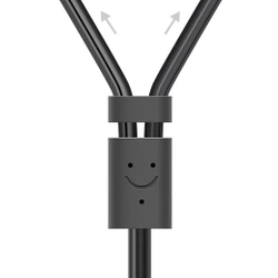 UGREEN 2XRCA Cinch Jack 3.5mm AV102 Kabel 1m Schwarz