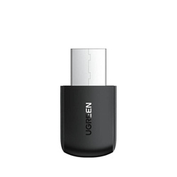 Ugreen dwuzakresowy adapter zewnętrzna karta sieciowa USB - WiFi 11ac AC650 czarny (CM448)