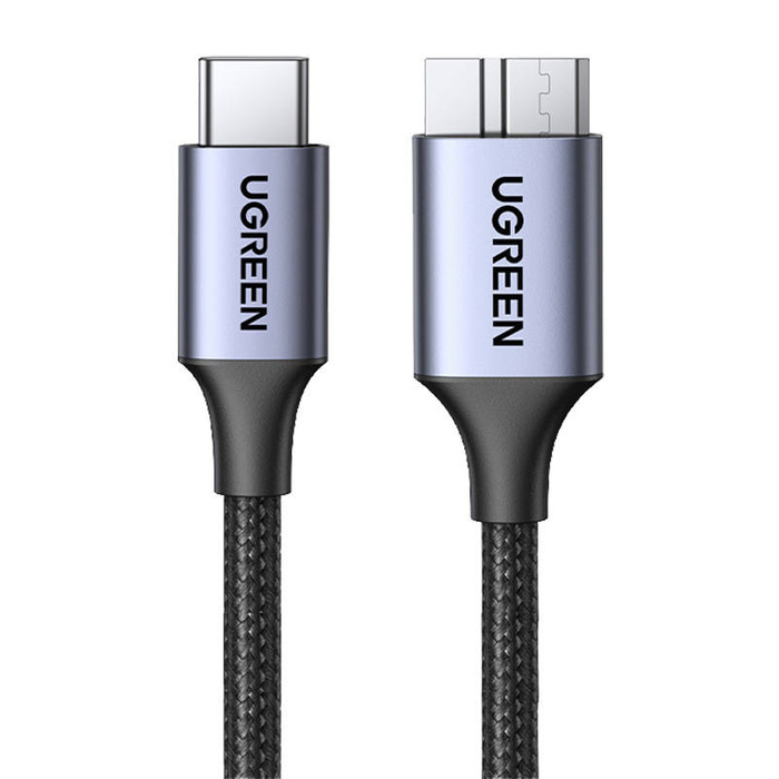 Kabel USB-C do Micro USB UGREEN 15231, 0.5m (gwiezdna szarość)