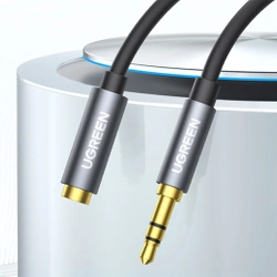 Przedłużacz audio AUX UGREEN kabel jack 3,5 mm, 5m (czarny) AV118