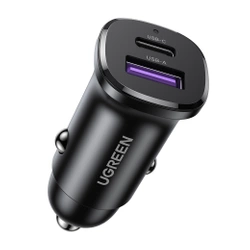 Ugreen EC305 25845 car charger USB-C USB-A 30W - black