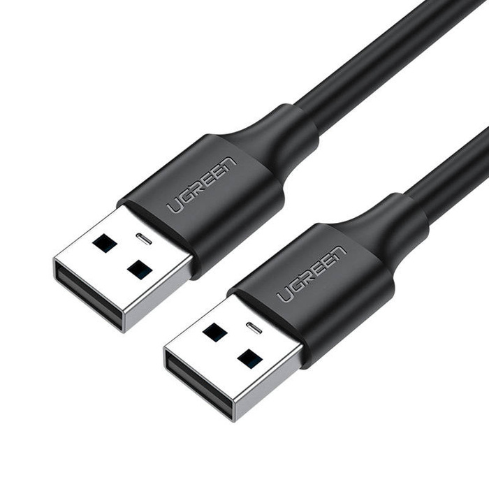 Ugreen cable USB 2.0 cable (male) - USB 2.0 (male) 3 m black (US128 30136)