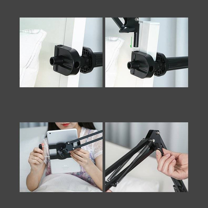 Ugreen holder tripod folding arm for table desk for phone tablet black-gray (50394)