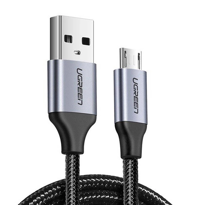 Ugreen US290 60148 USB-A / micro USB 2.4A cable 2m - gray