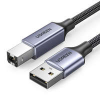 Ugreen uSB Typ B Druckerkabel (Stecker) - USB 2.0 (Stecker) 480 Mbps 5m Schwarz (US369 90560)