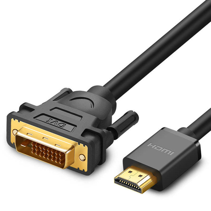 Ugreen kabel przewód HDMI - DVI 2m czarny (HD106)