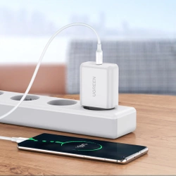 Kabel USB-C do USB-C UGREEN US264, 60W, 0.5m (biały)