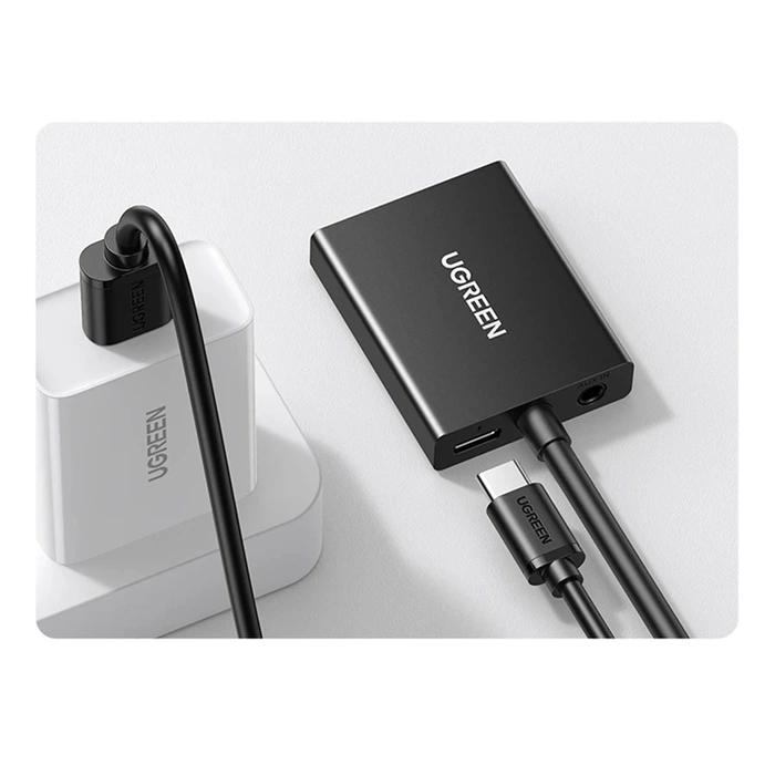 Ugreen Kabel Adapterkabel VGA (männlich) - HDMI (weiblich) 0,15m schwarz (CM513)