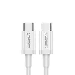 Kabel USB-C do USB-C UGREEN US264, 60W, 0.5m (biały)