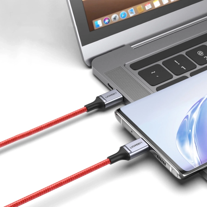 Cable Ugreen US294 USB-C 2.0 / USB-C 2.0 3A - red