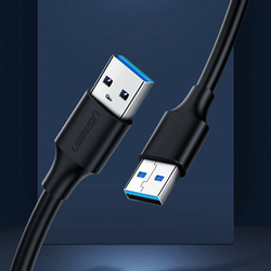 Ugreen kabel przewód USB 2.0 (męski) - USB 2.0 (męski) 0,5 m czarny (US128 10308)