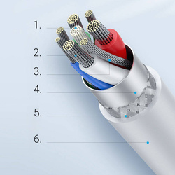 Ugreen Kabel USB Typ C - Lightning 3A Kabel 0,25 m weiß (US171)