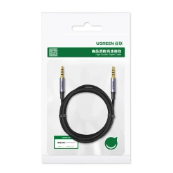 Ugreen -Kabel AUX-Miniklinke 3,5-mm-Kabel (männlich) - 3,5-mm-Miniklinke (männlich) 3 m schwarz (AV183)