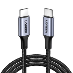 Kabel Ugreen US316 USB-C / USB-C 480Mb/s 5A 100W 0.5m - szary