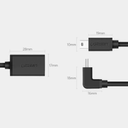 OTG-Mini-USB-Adapter UGREEN US249 (schwarz)